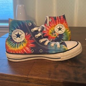 Converse Multicolor Tie-Dye High Tops